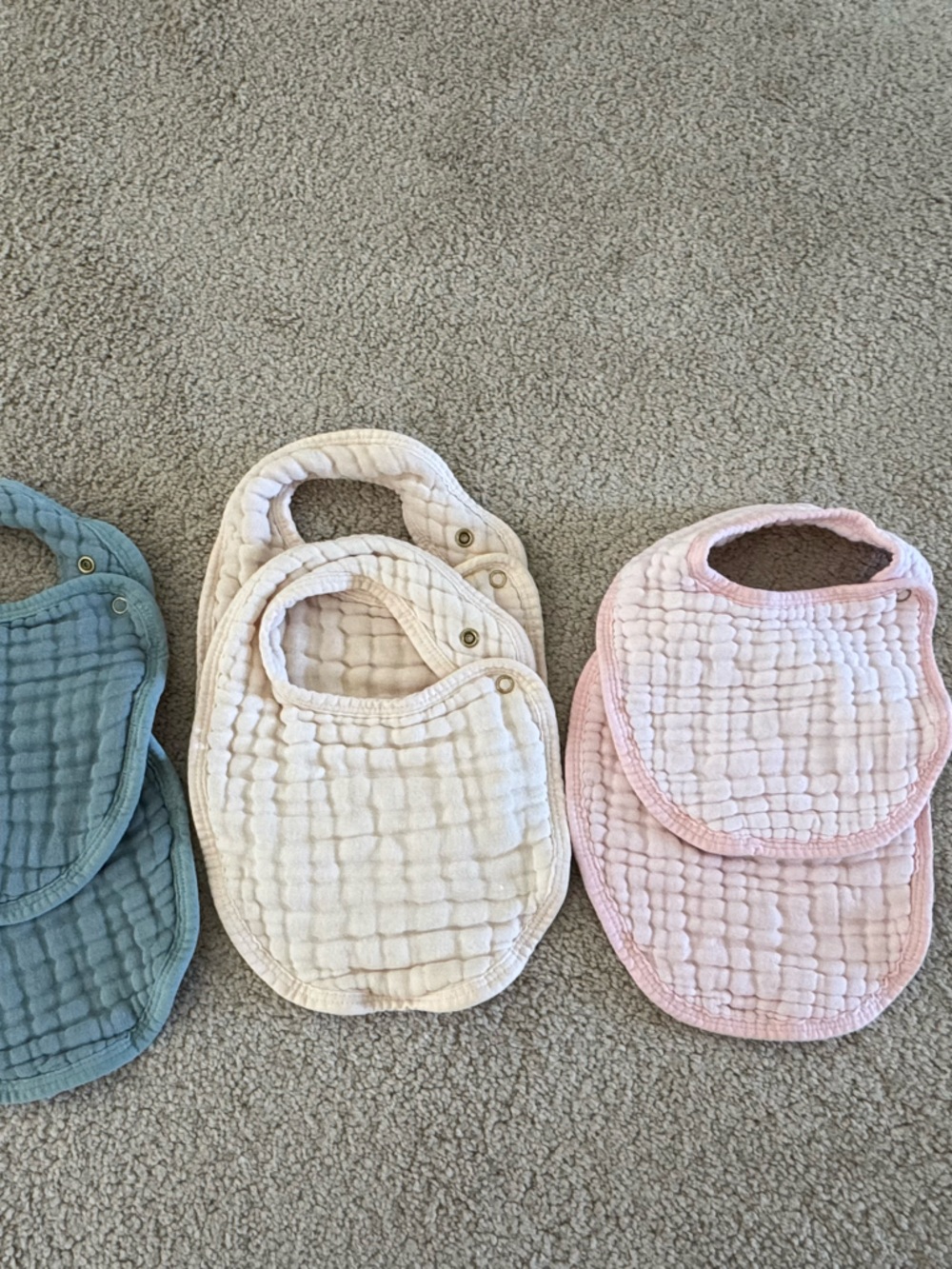 6 - Lou Lou muslin bibs